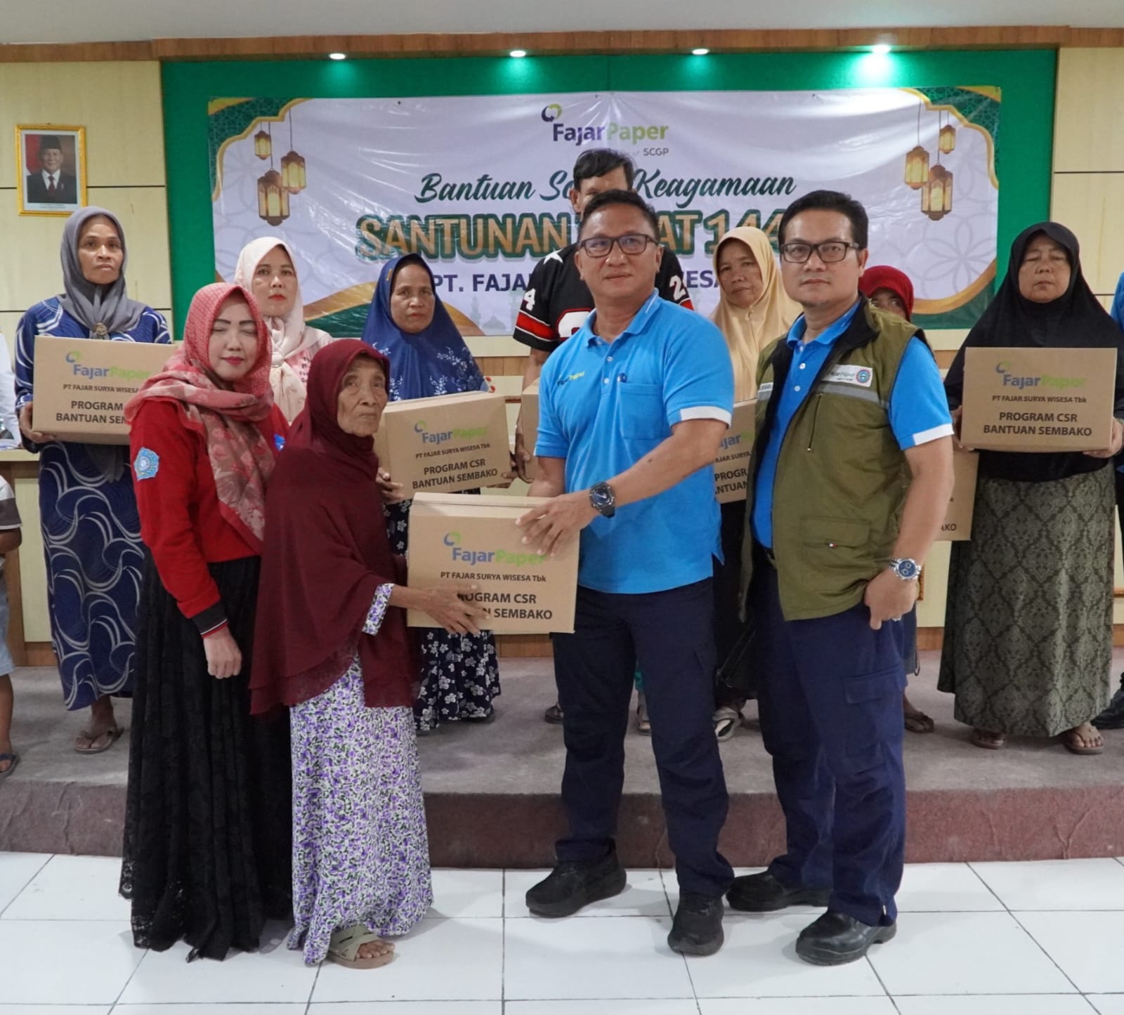 CSR 2026 PT Fajar Surya Wisesa bagi warga desa Kalijaya, Cikarang Barat, Bekasi